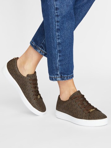 MICHAEL Michael Kors Sneakers laag 'Keaton' in Bruin: voorkant