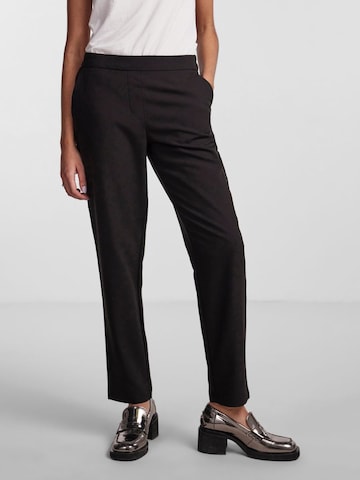 PIECES Regular Pants 'PCBOSELLA' in Black: front