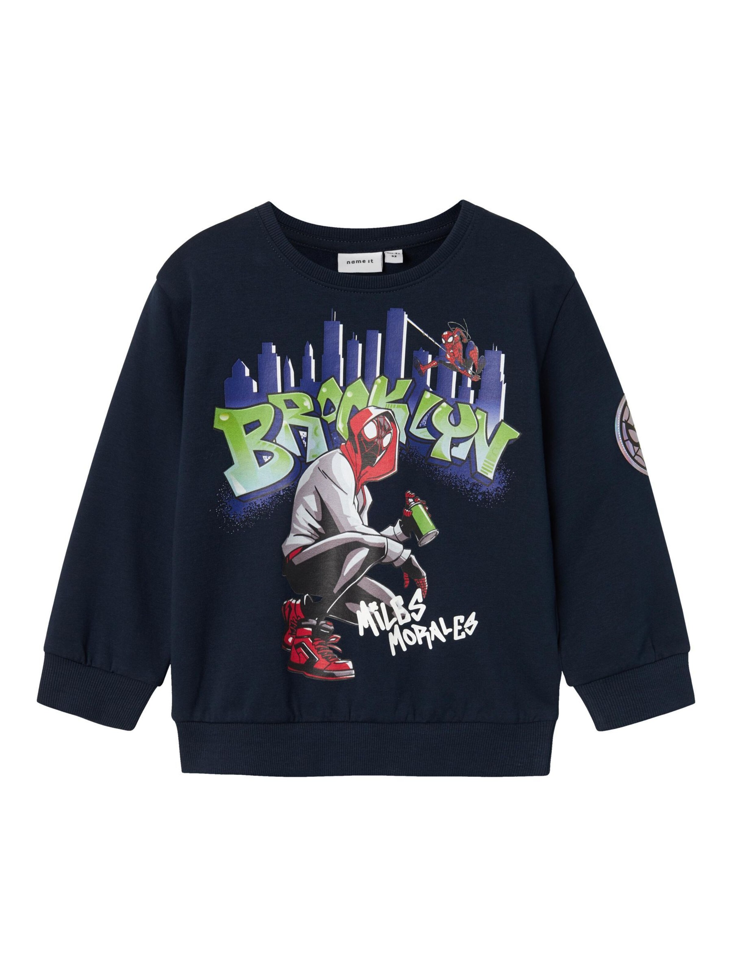 NAME IT Sweatshirt in Blauw: voorkant