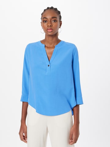 COMMA Blouse in Blue: front