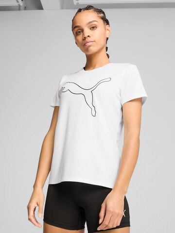 PUMA Koszulka funkcyjna 'Tad Essential' w kolorze biały: przód