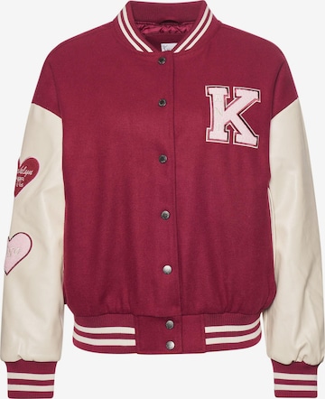 Karl Kani - Chaqueta de entretiempo en rojo: frente