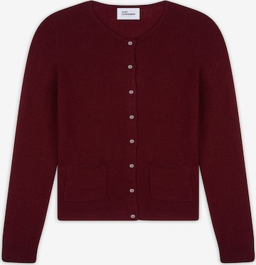 raudona JUST CASHMERE Kardiganas 'Katharine': priekis