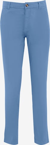 Organication Trousers in Blue: front