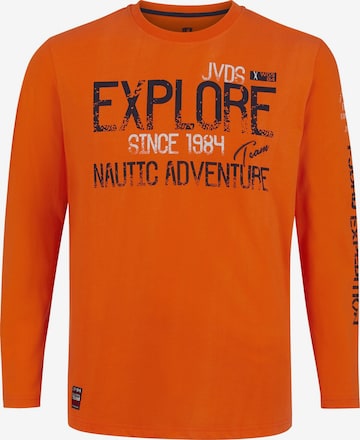 Jan Vanderstorm Shirt ' Elion ' in Orange: predná strana