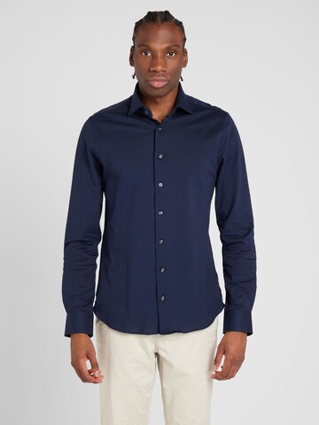 Michael Kors - Ajuste estrecho Camisa en azul