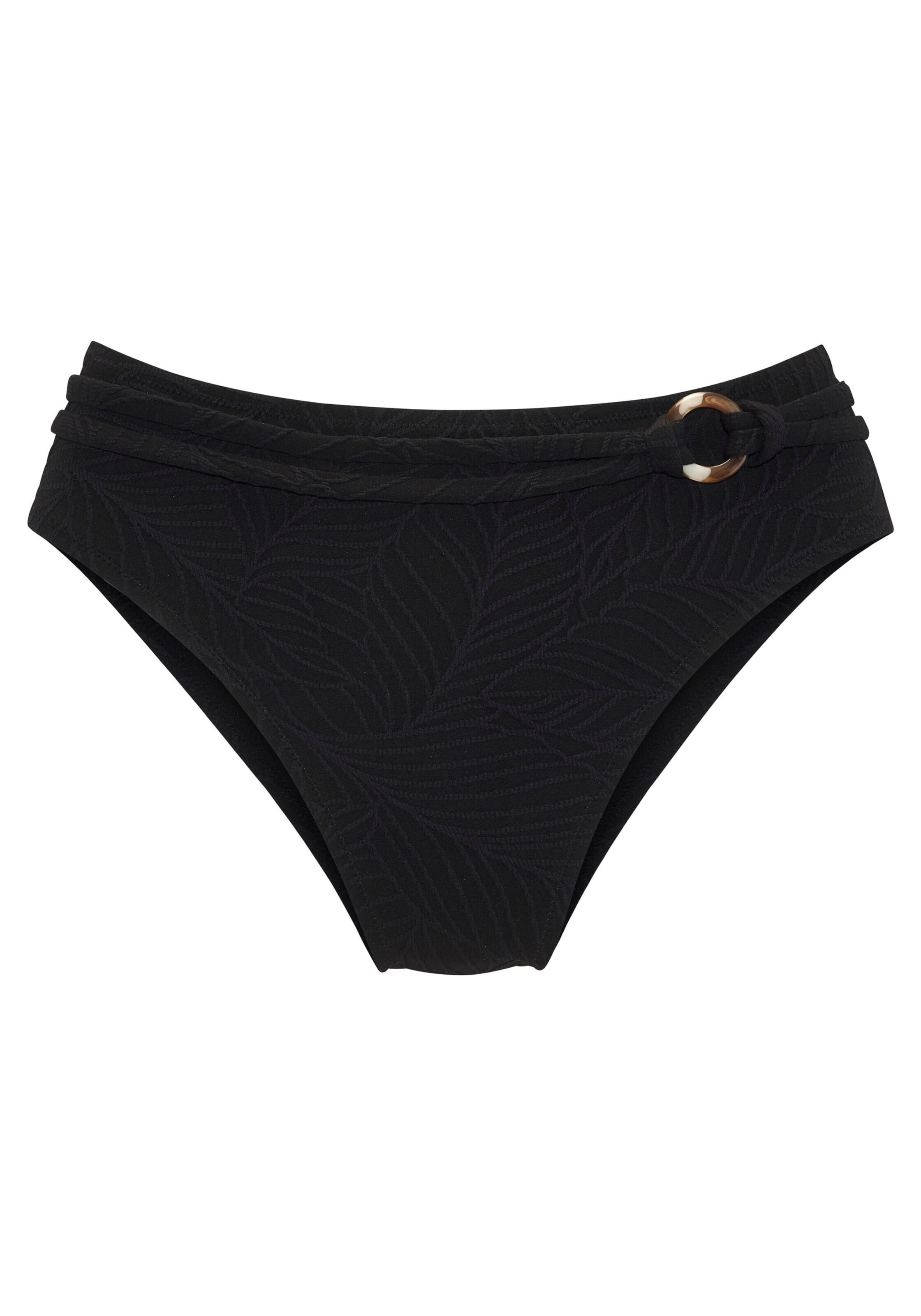 Bas de bikini LASCANA en noir : devant