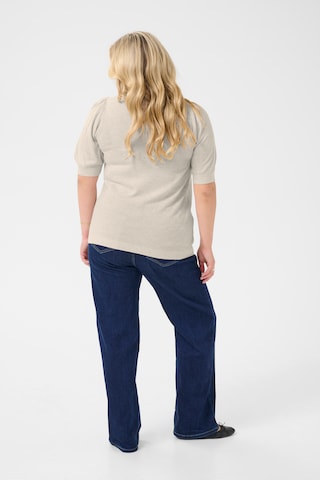 KAFFE CURVE Blouse 'KCAmana' in Beige