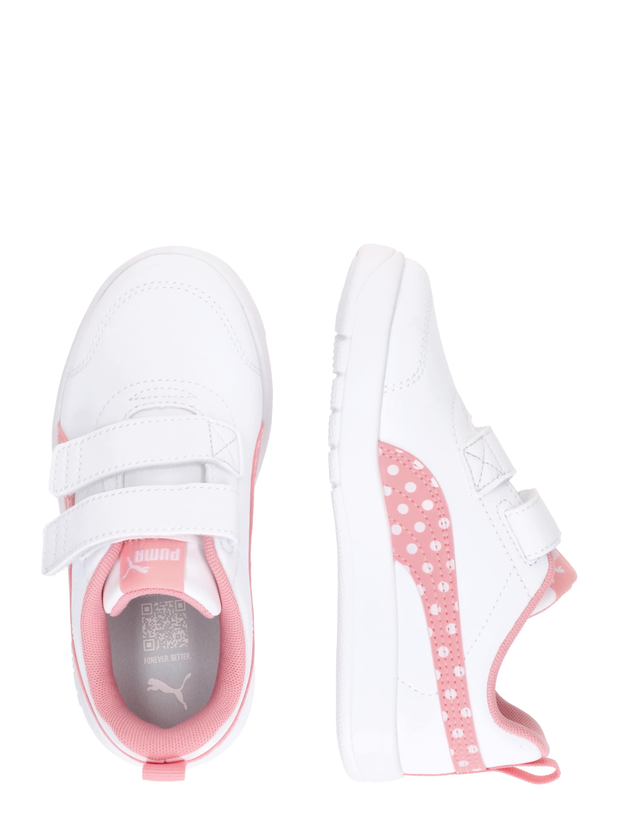 PUMA Σνίκερ 'Courtflex V3 Dotty V' σε λευκό