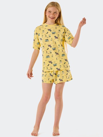 Pyjama 'Ocean Flow' SCHIESSER en jaune