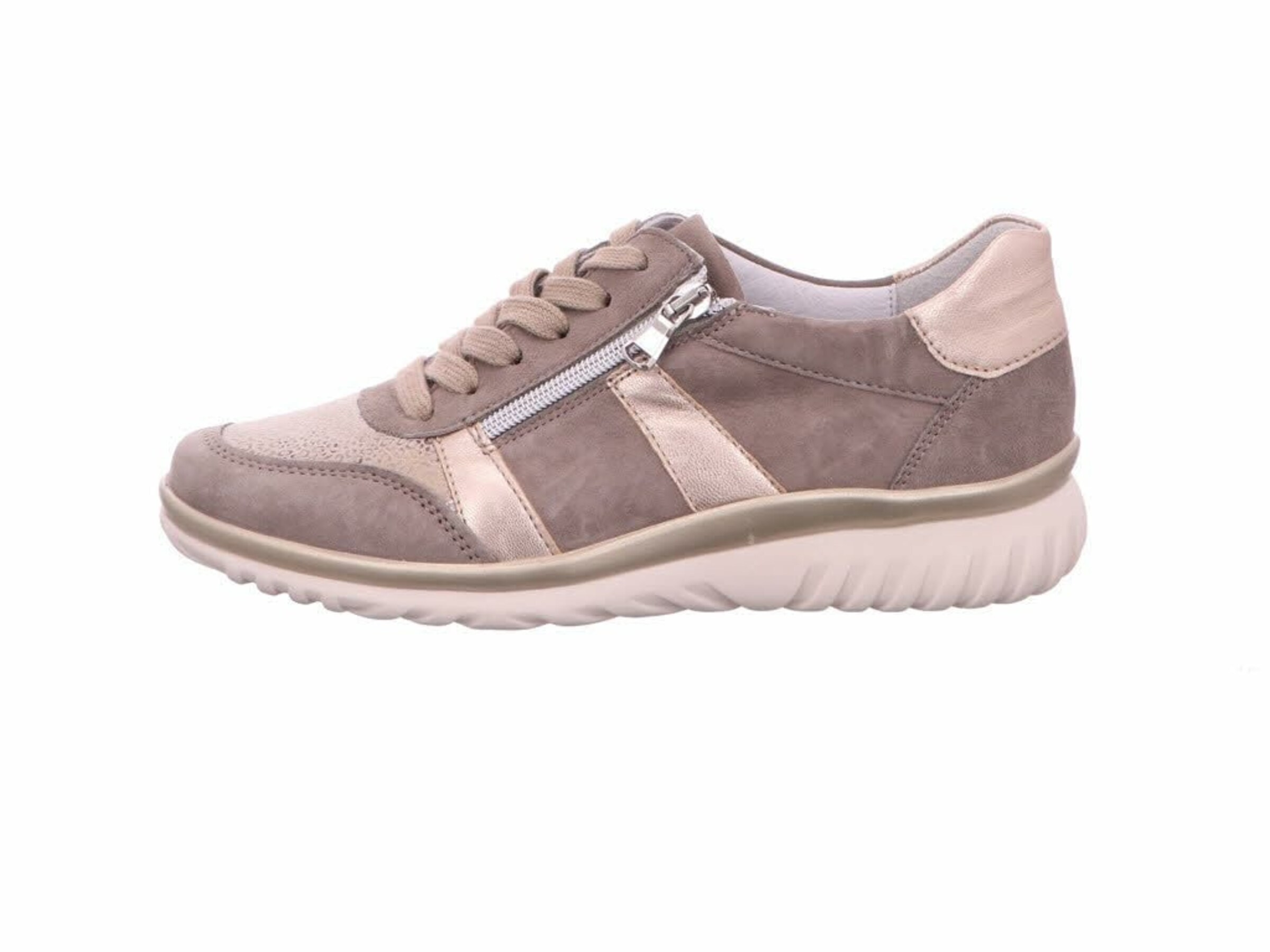 SEMLER Schnürschuh in Beige