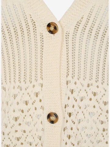 Zizzi Knit Cardigan 'Mgurli' in Beige