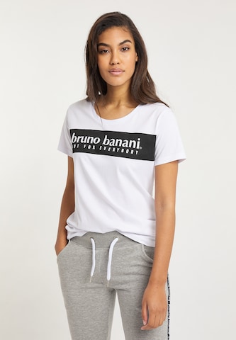 T-shirt 'Thompson' BRUNO BANANI en blanc : devant