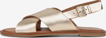 INUOVO Sandals in Gold: front