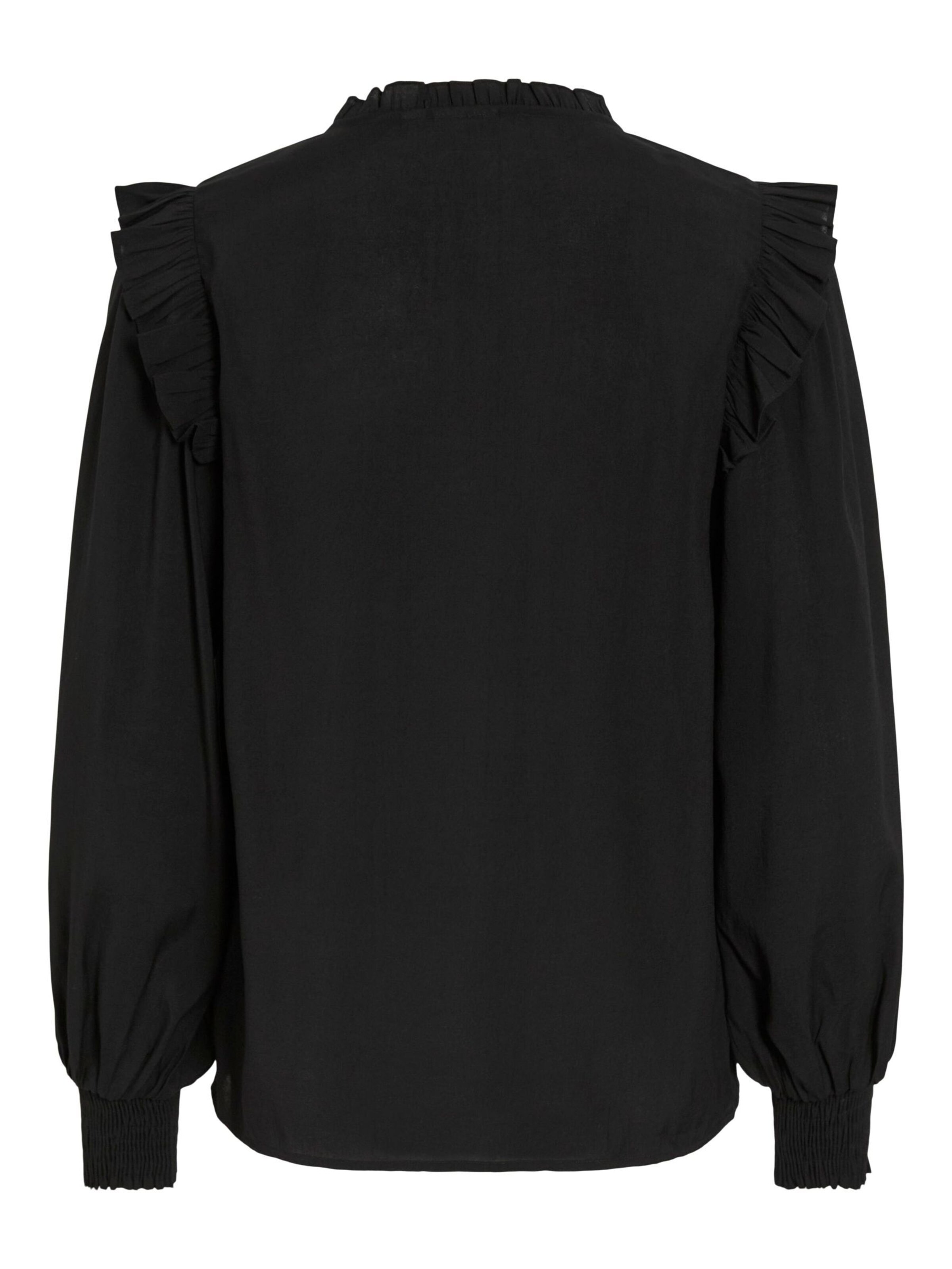 VILA Bluse 'VIKomma' in Schwarz