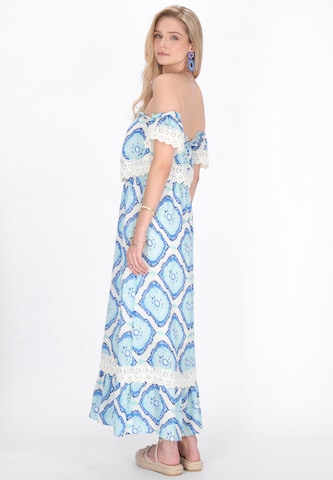 IZIA - Vestido 'Festival' en azul