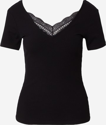 T-shirt 'Georgia' ABOUT YOU en noir : devant