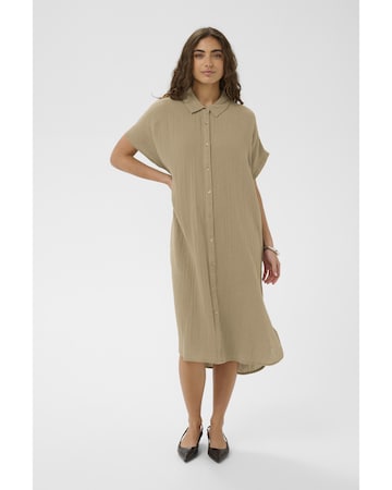 Robe CULTURE en beige : devant