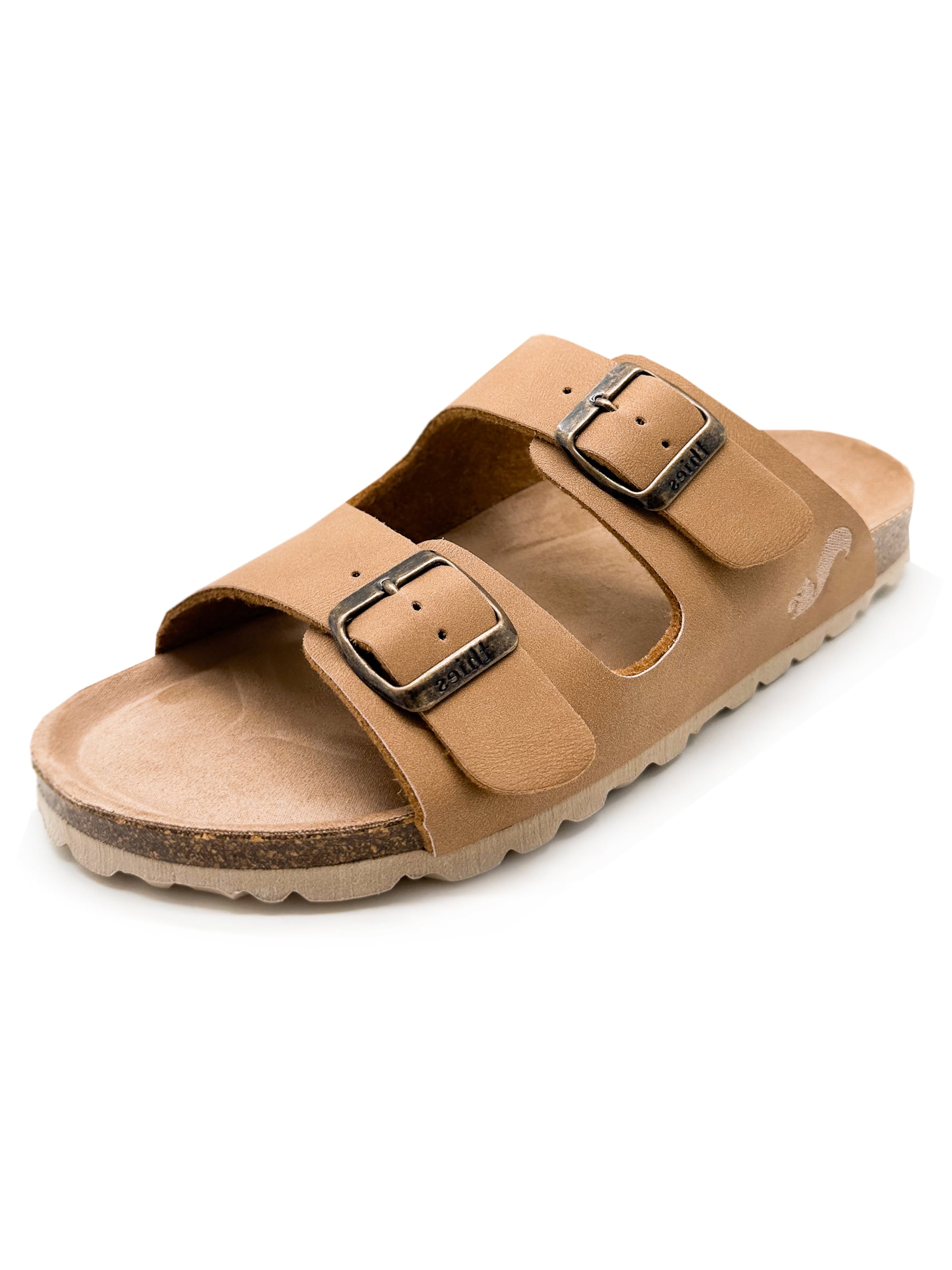 thies Mules 'thies 1856 ® Eco Bio Sandal' in Brown: front