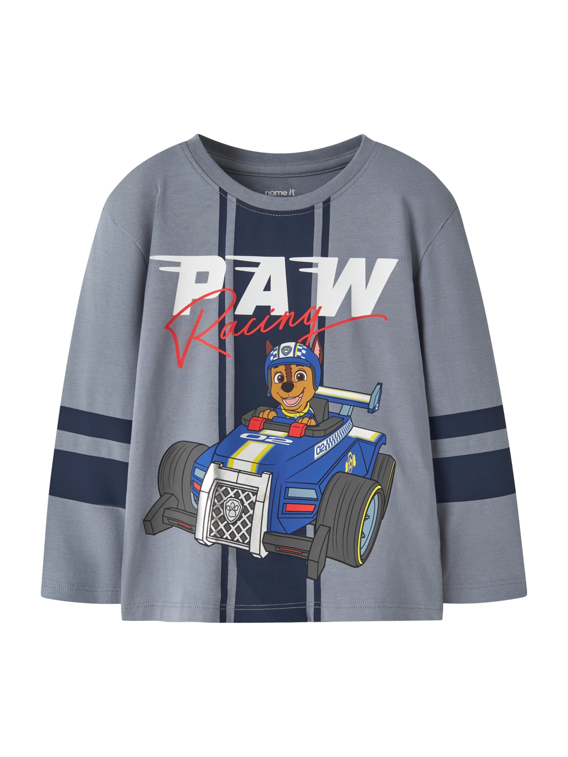 T-Shirt 'NMMOLIVER PAW' NAME IT en bleu : devant