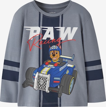 T-Shirt 'NMMOLIVER PAW' NAME IT en bleu : devant