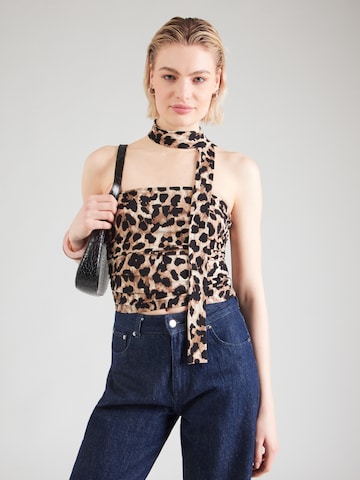 ABOUT YOU Top 'Valentine' in Bruin: voorkant