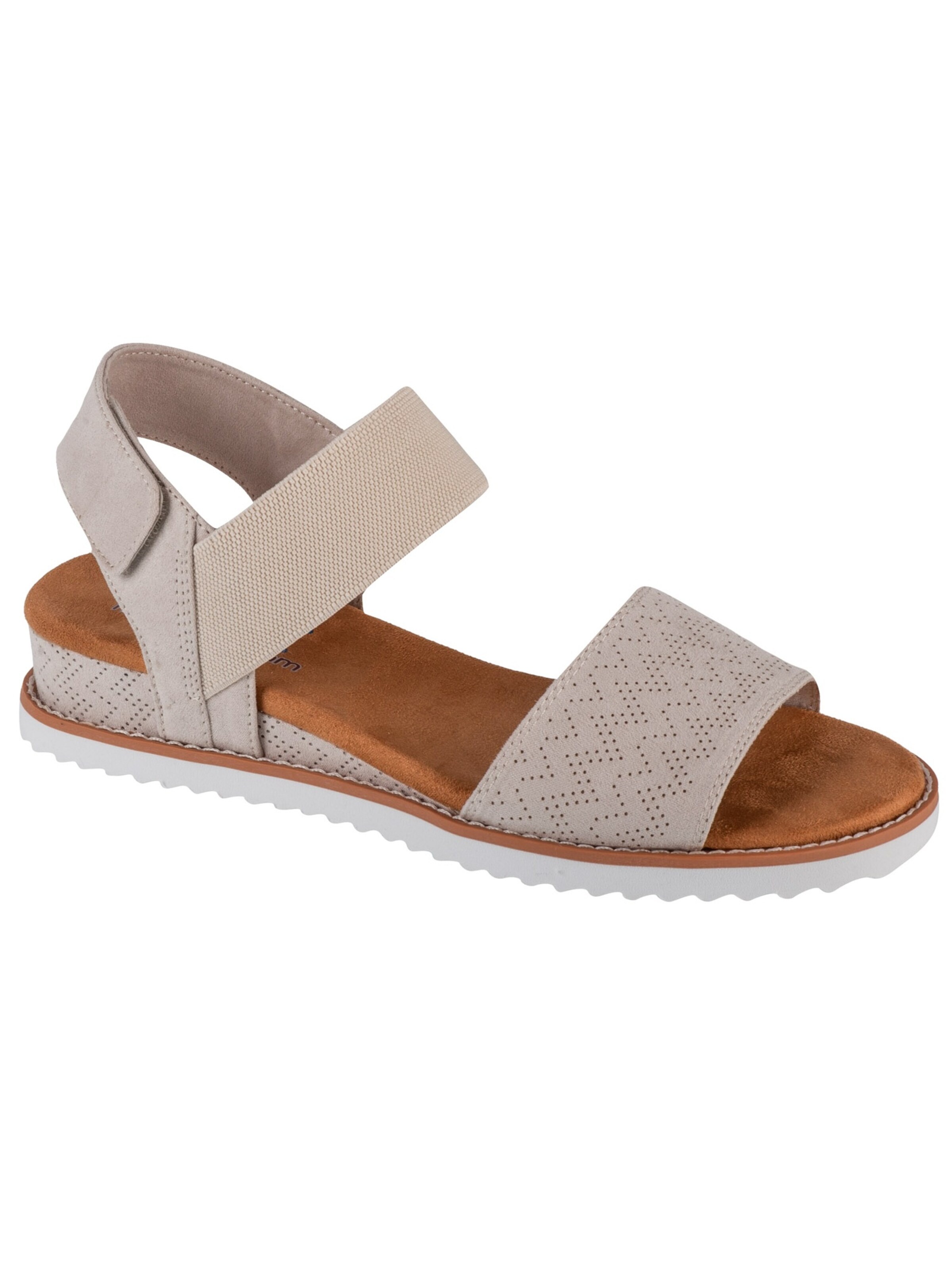 SKECHERS Sandaal 'Desert Kiss' in Grijs: voorkant