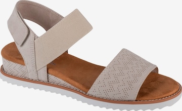 Sandales 'Desert Kiss' SKECHERS en gris : devant