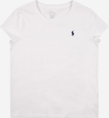 T-Shirt Polo Ralph Lauren en blanc : devant