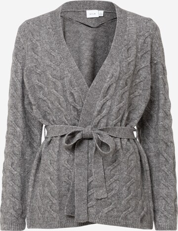VILA Knit cardigan in Grey: front
