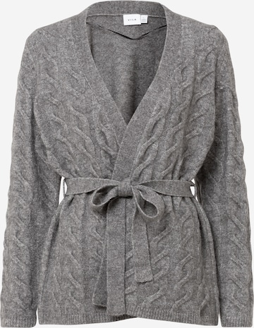 VILA Knit Cardigan in Grey: front