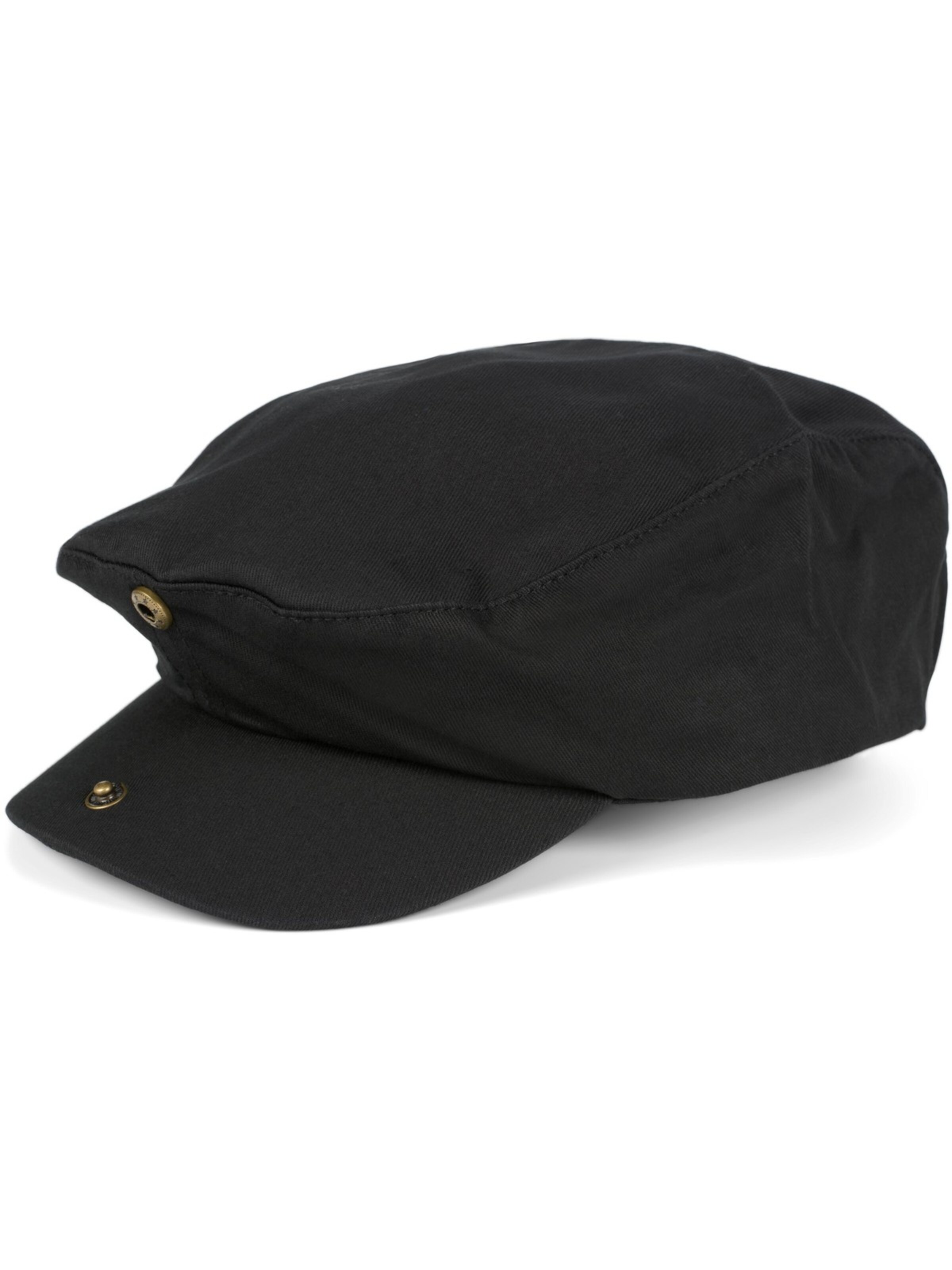 styleBREAKER Mütze 'Cabrio Cap einfarbig'‌‌‌‌‌‌‌‌‌ in Schwarz