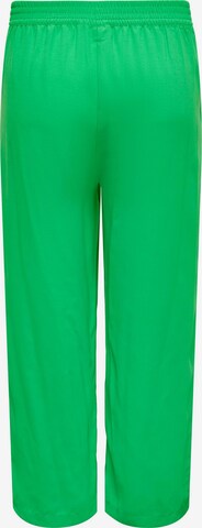 ONLY Carmakoma Široke hlačnice Hlače z naborki 'Joleen Jackie' | zelena barva