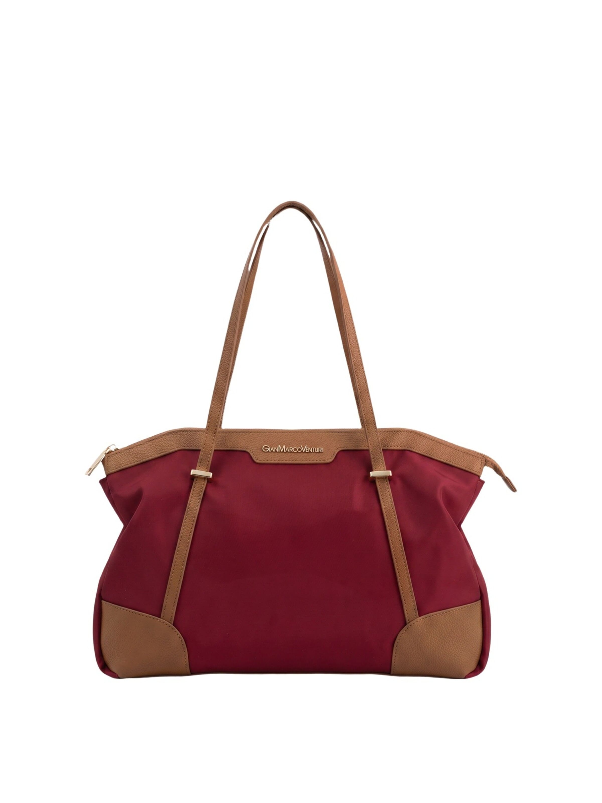 Borsa a spalla di GianMarco Venturi in rosso: frontale