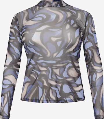KAFFE CURVE Shirts 'johanna' i blå: forside