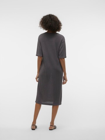 VERO MODA Knitted dress 'Eddie' in Grey