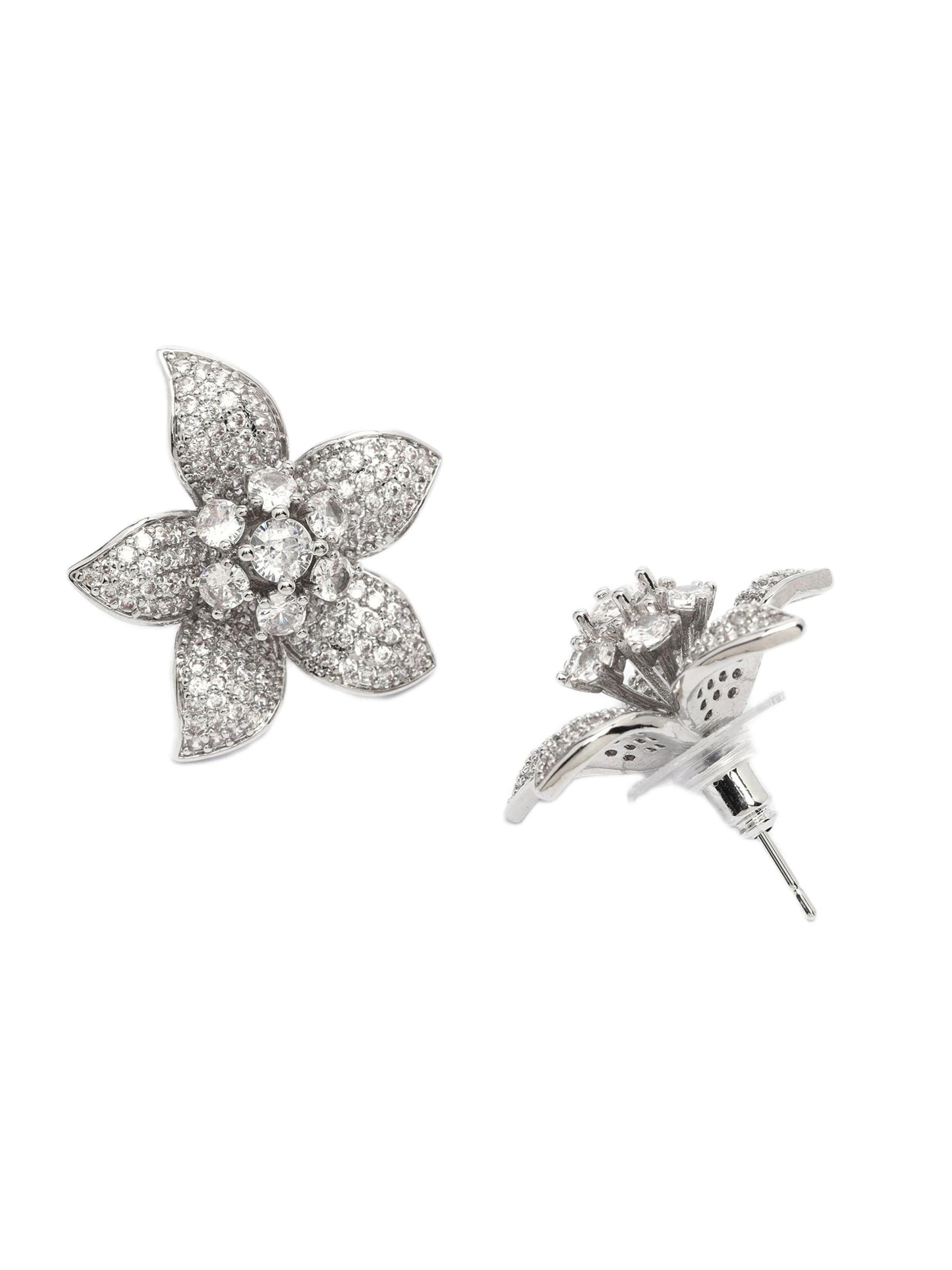 AVANT-GARDE PARIS - Conjunto de joyería 'Kristinaia' en plata