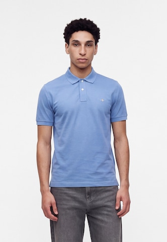 Tricou de la GANT pe albastru: față