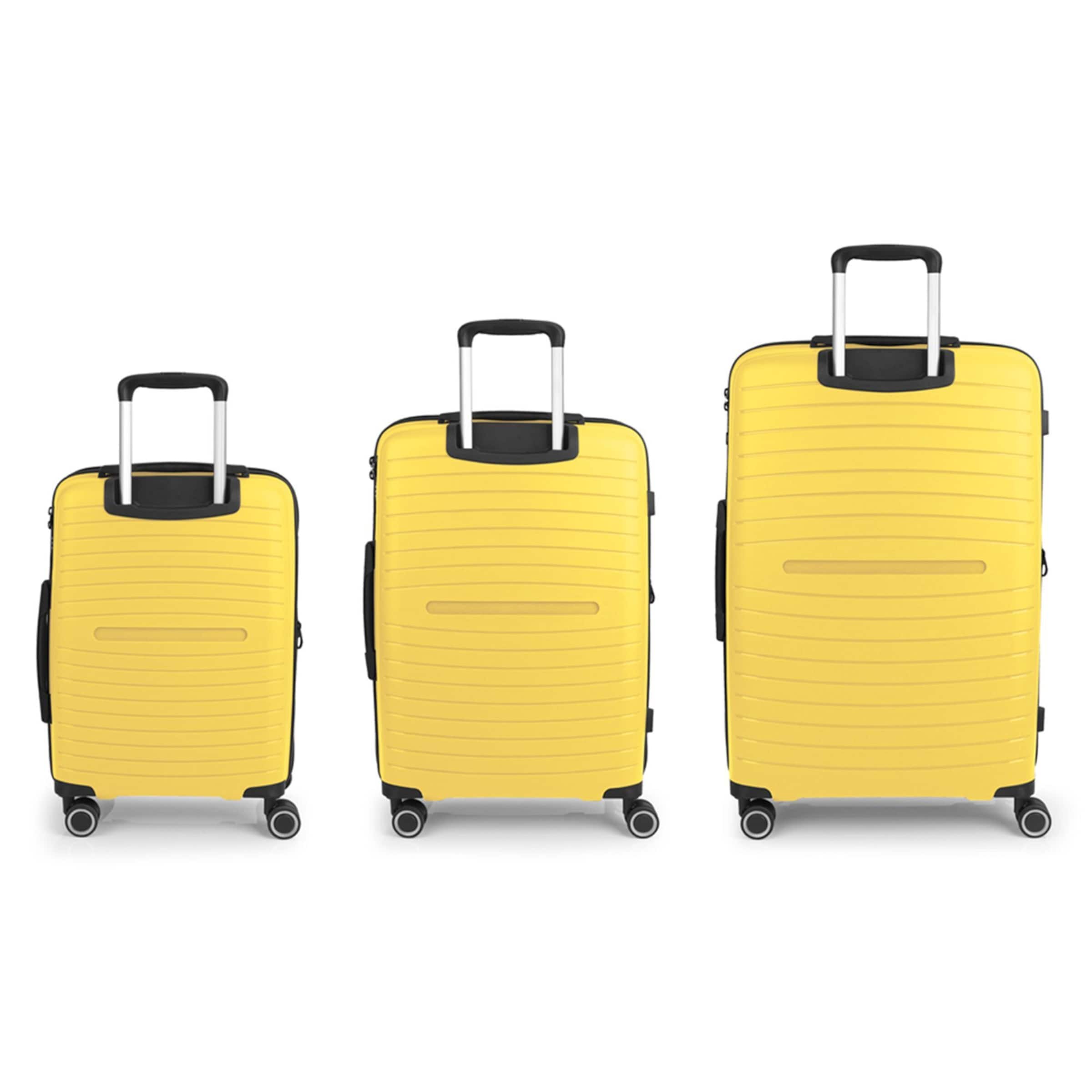 Gabol Suitcase Set 'Shinyuu' in Yellow