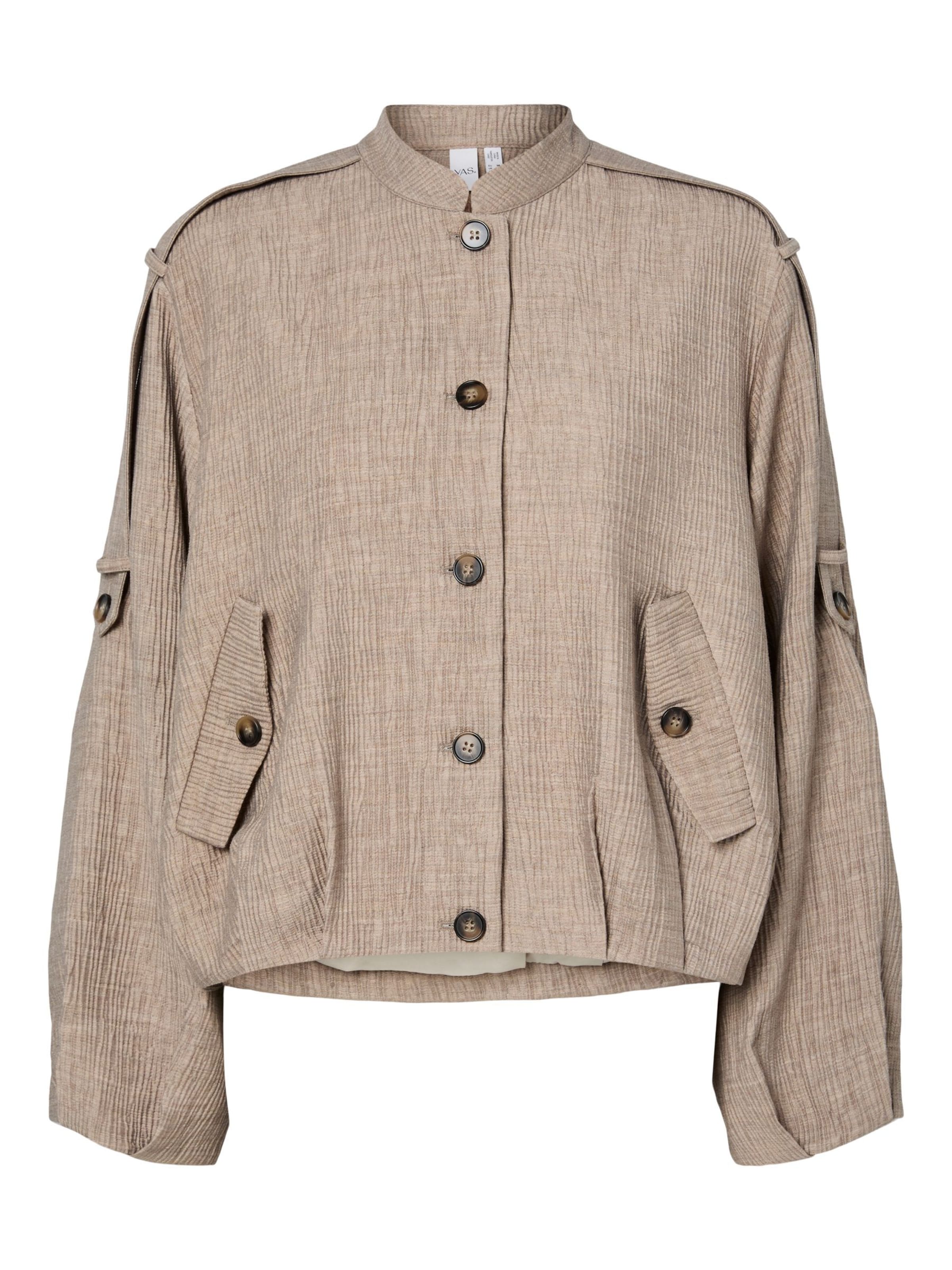 YAS Overgangsjakke 'YASRina' i brun: forside