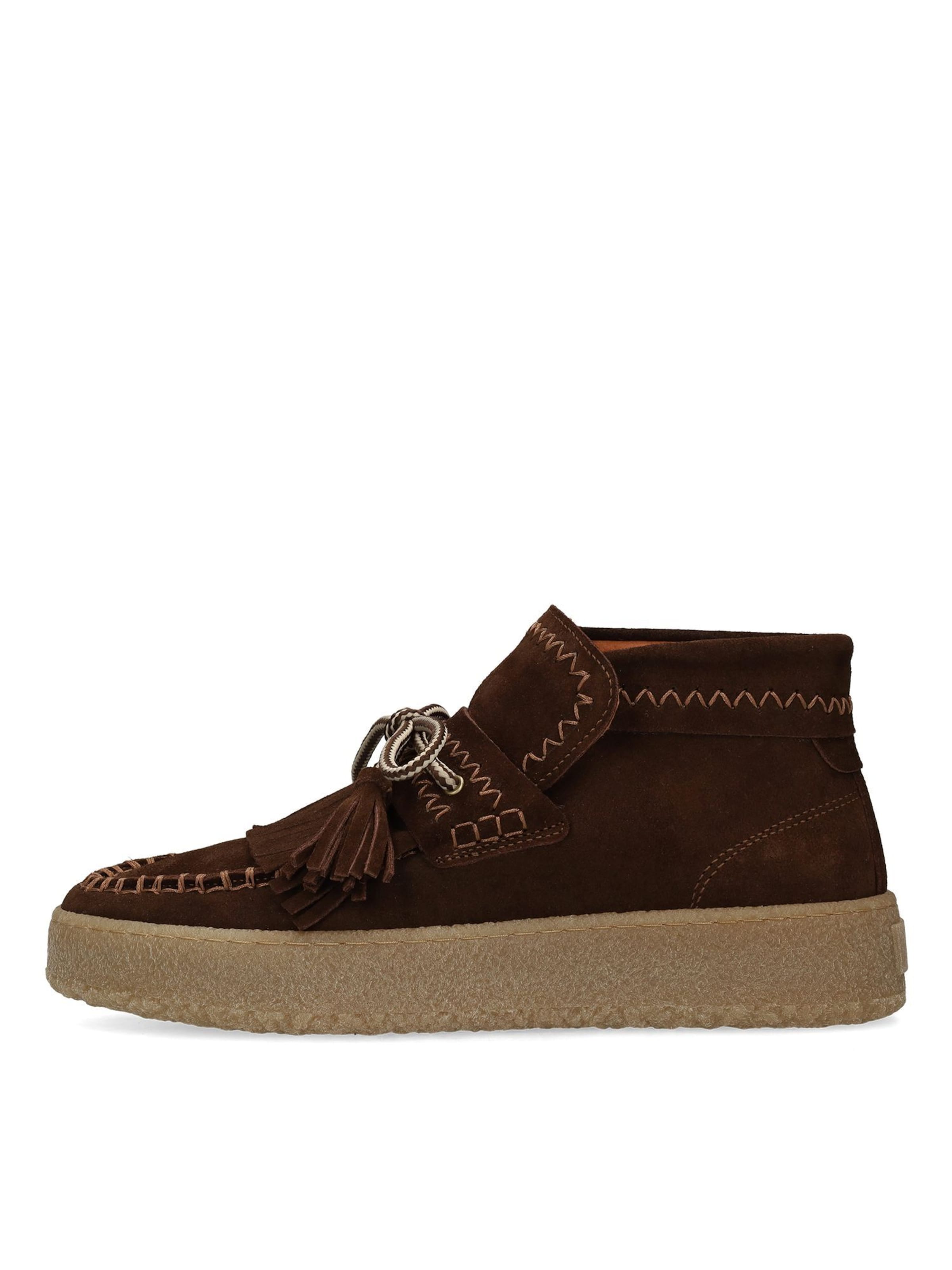 MANFIELD Stiefelette in Braun