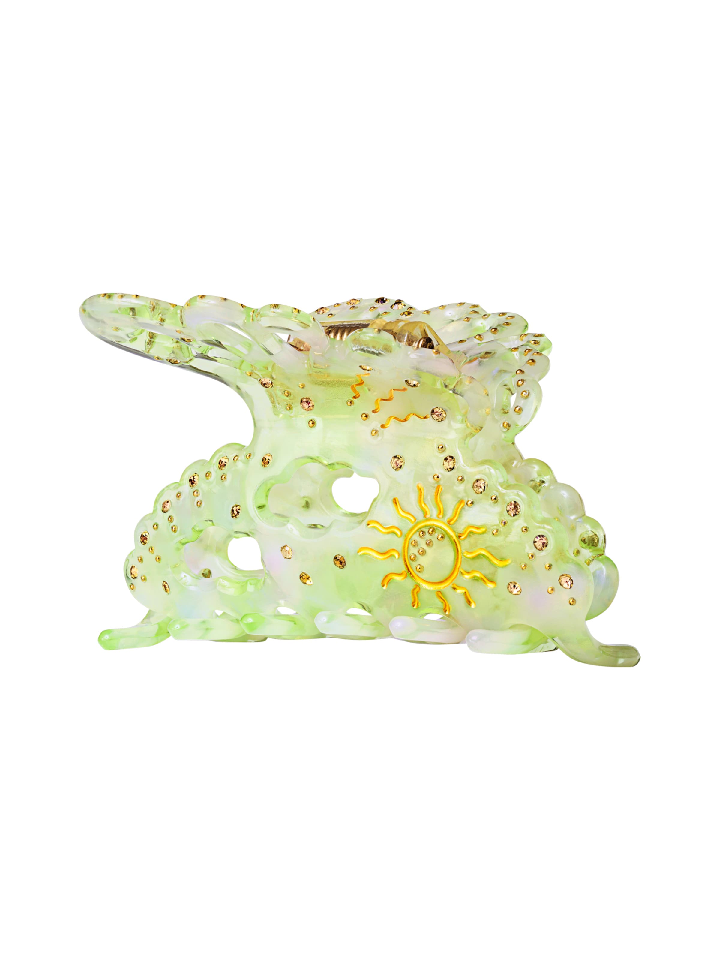 Maanesten Šperky do vlasů – zelená: přední strana