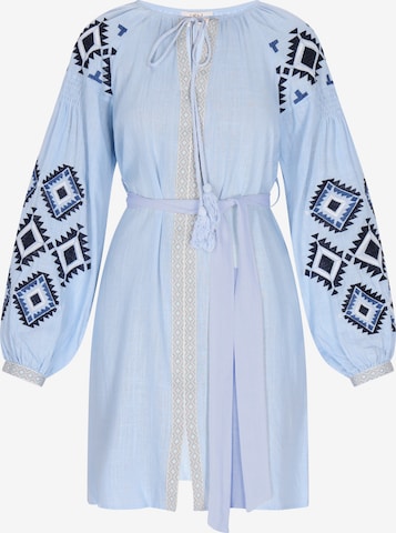 usha FESTIVAL - Vestido de verano en azul: frente