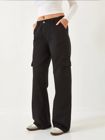 Bianco Lucci Loose fit Jeans in Black
