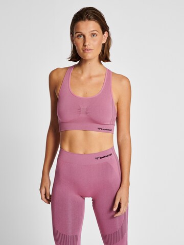 Hummel Bustier Sports-BH i pink
