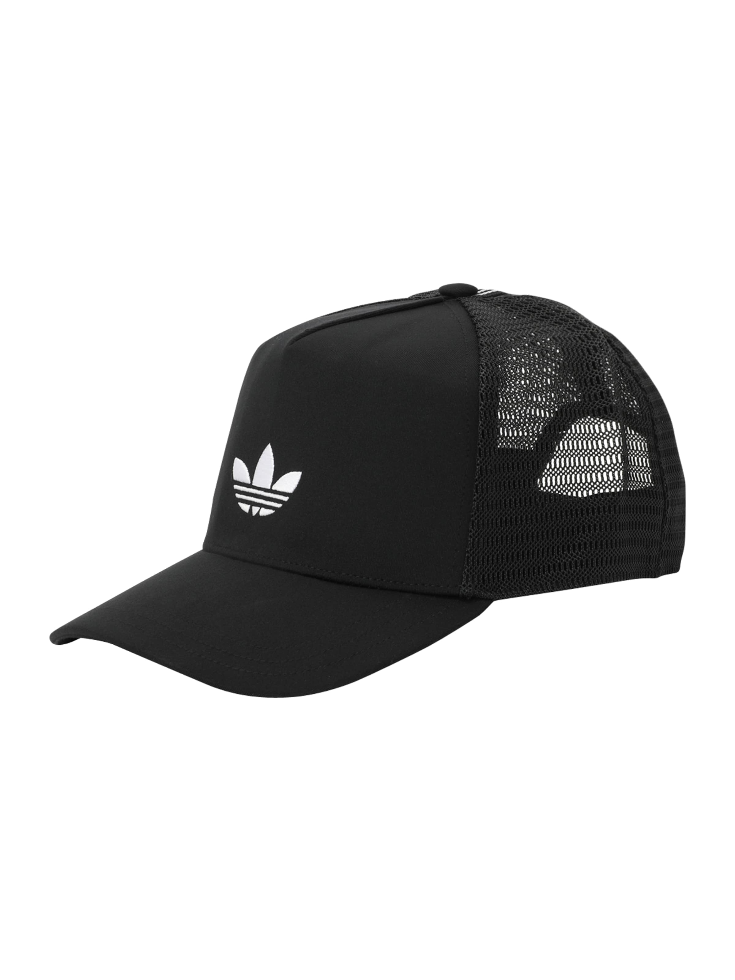 ADIDAS ORIGINALS - Gorra en negro: frente