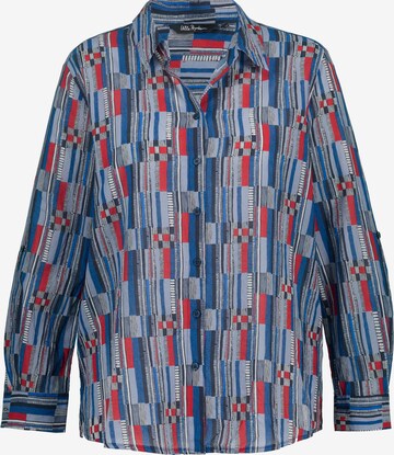 Ulla Popken Blouse in Blauw: voorkant