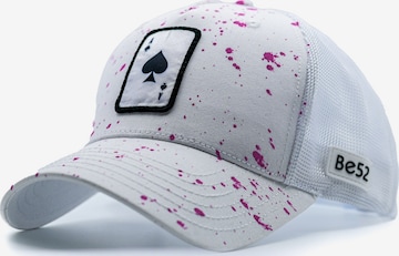 Be52 Cap 'Ace splash premium' in Weiß: Vorderseite