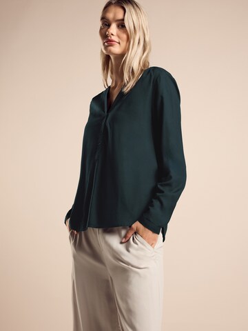 STREET ONE Blouse 'Bamika' in Groen: voorkant