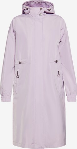 DreiMaster Maritim Raincoat in Purple: front